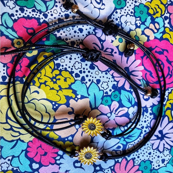 Sunflower Bracelet, handmade- NEW - Picture 3 of 4
